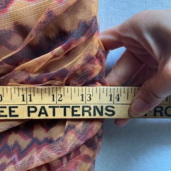 Zara Ruched Tulle Midi Skirt Size  S - Picture 7 of 8